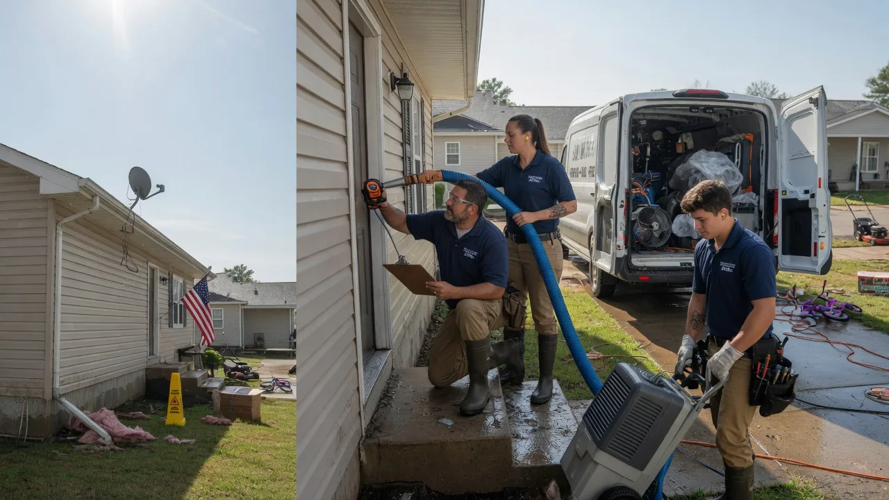 Ceiling Water Damage Restoration in Bruno, MN near me